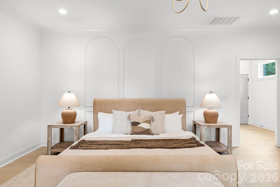 Furnished interior view inside a new home in , Charlotte (Image 43).