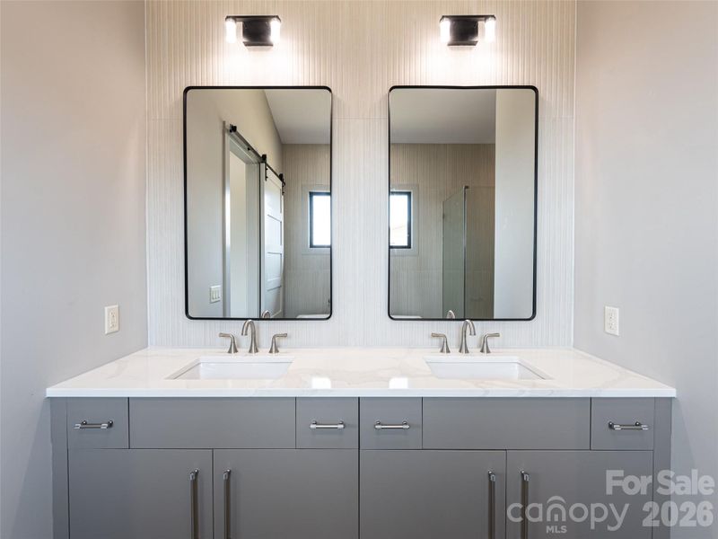 Double Vanity Sinks in Primary Bathroom