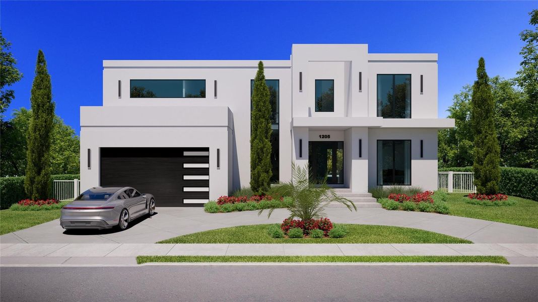 Front exterior of a new home in , Fort Lauderdale, FL, highlighting curb appeal (Image 2).