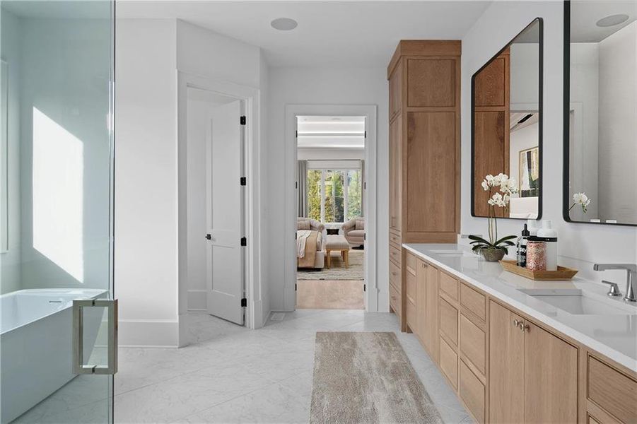 Furnished interior view inside a new home in , Milton (Image 16).