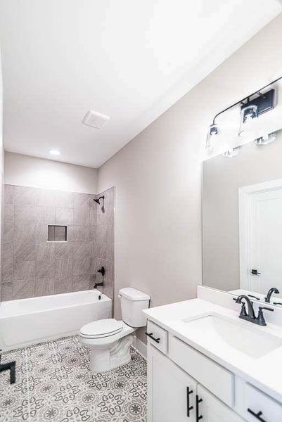 Furnished interior view inside a new home in Creekside, Decatur (Image 2). Furnished interior view inside a new home in Creekside, Decatur (Image 2).