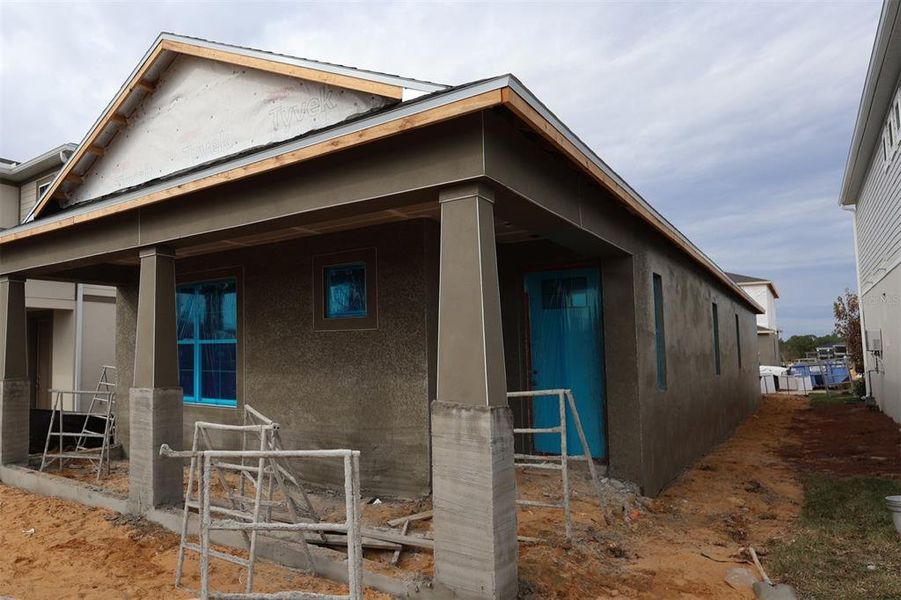 In-progress construction of a new home in Lake Star at Ovation, Winter Garden, FL (Image 17).