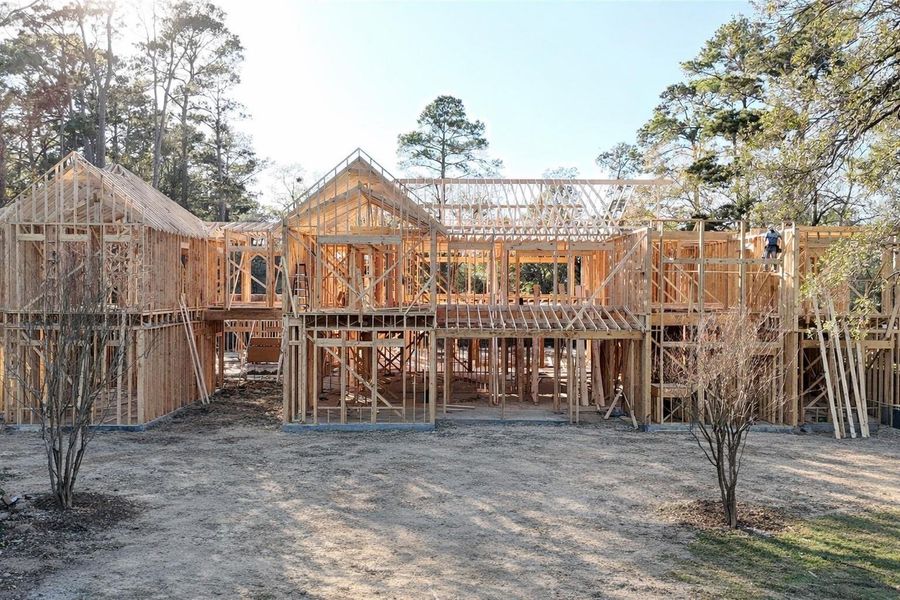 In-progress construction of a new home in , Houston, TX (Image 3). In-progress construction of a new home in , Houston, TX (Image 3).