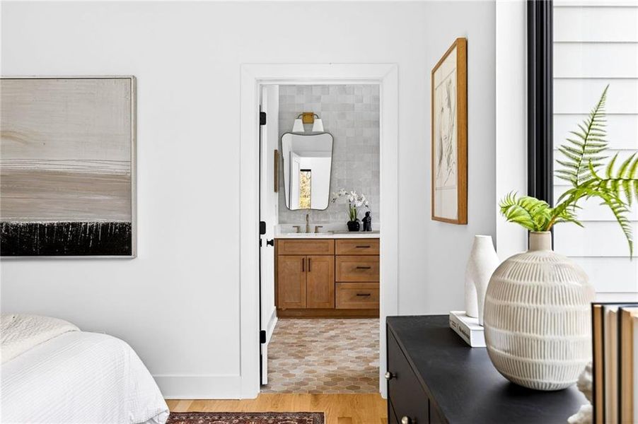 Furnished interior view inside a new home in , Atlanta (Image 5).