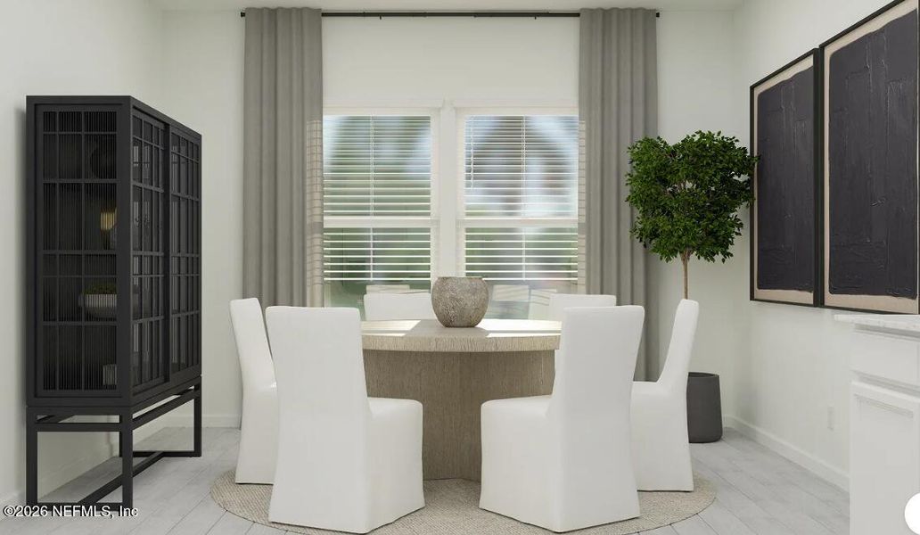 Furnished interior view inside a new home in Edenbrooke at Hyland Trail | 55+, Green Cove Springs (Image 13).