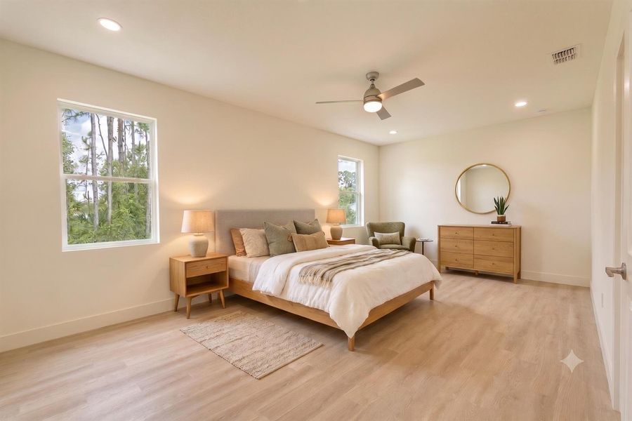 9 - Primary Bedroom Staged