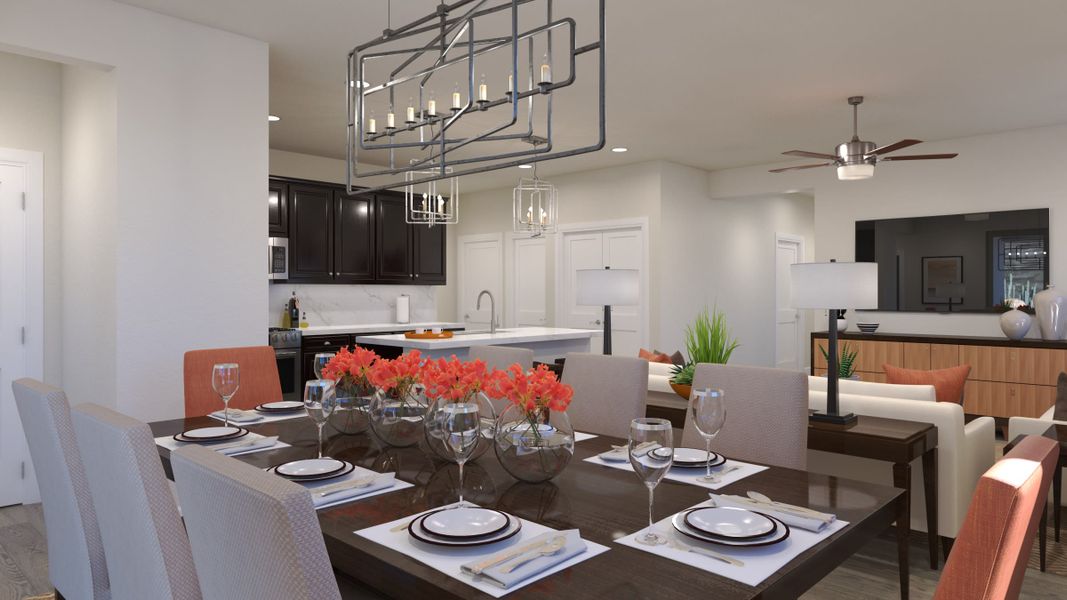 Dining Room | Madera | Bentridge – Canyon Series | New Homes in Buckeye, AZ | Landsea Homes