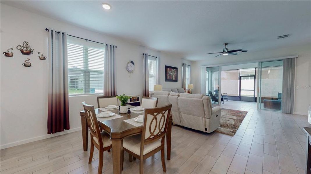 Furnished interior view inside a new home in , Winter Haven (Image 29).