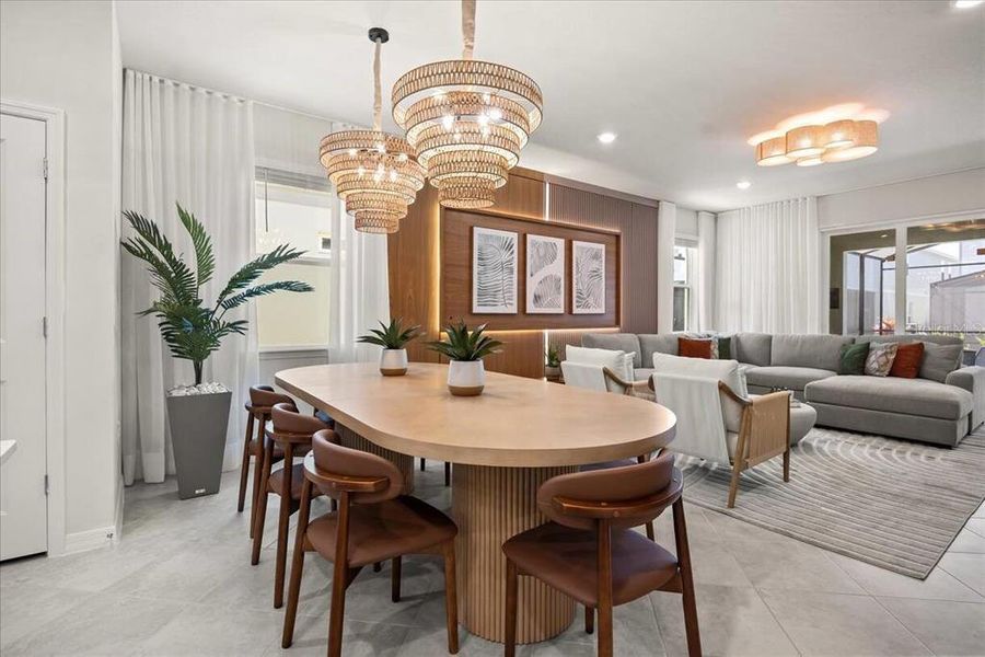 Furnished interior view inside a new home in , Clermont (Image 26).