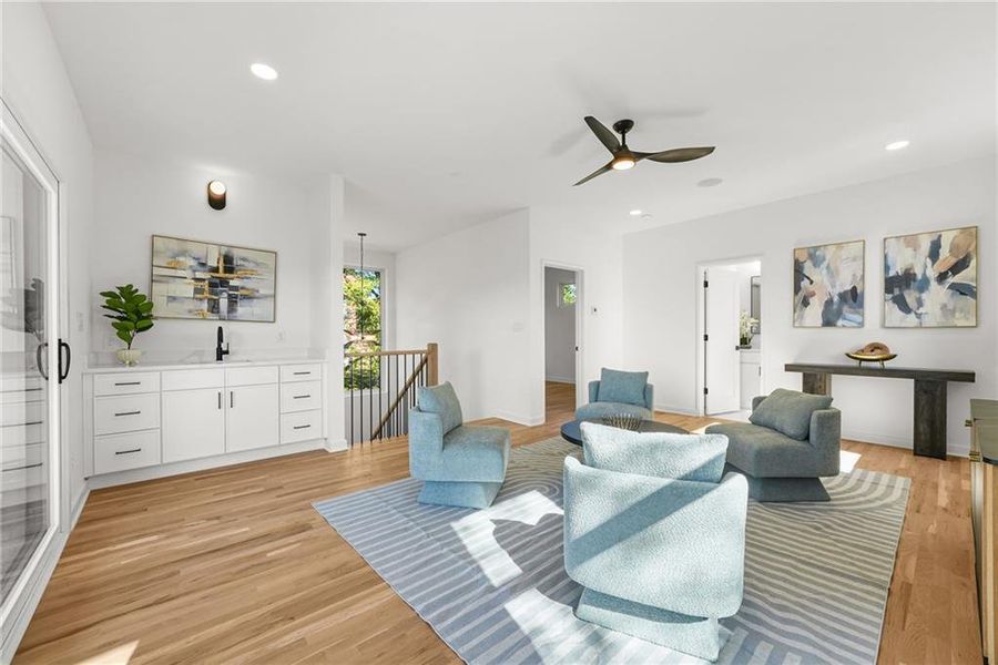 Furnished interior view inside a new home in , Atlanta (Image 7).