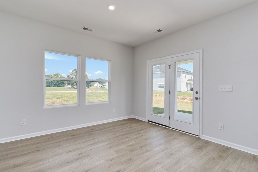 Spacious, unfurnished interior of a new home in Garden Grove, Conway (Image 19). Spacious, unfurnished interior of a new home in Garden Grove, Conway (Image 19).
