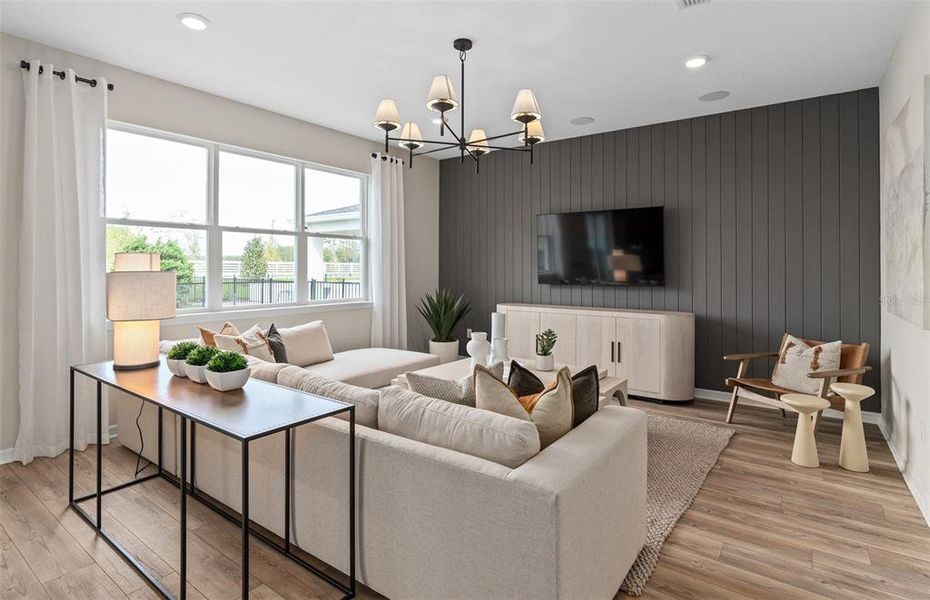 Furnished interior view inside a new home in Winding Meadows, Apopka (Image 27).