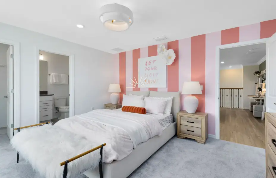 Representative furnished interior of a home built from the Whitestone by Pulte Homes in Highland Pines, Leesburg (Image 10).