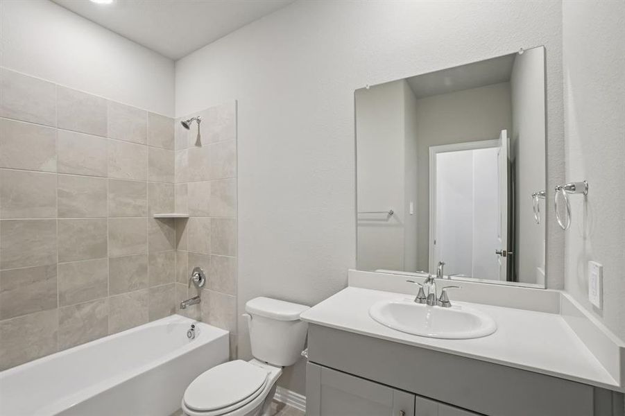 Photo is not of the actual home, but is an inspirational photo of builder’s model home and may depict options, furnishings, and/or decorator features that are not included.