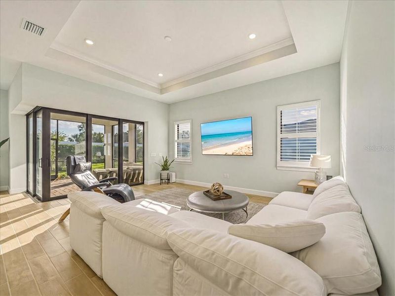 Furnished interior view inside a new home in Talon Preserve on Palmer Ranch, Nokomis (Image 11).