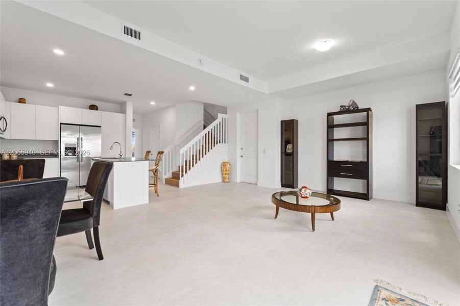 Furnished interior view inside a new home in , Homestead (Image 6). Furnished interior view inside a new home in , Homestead (Image 6).