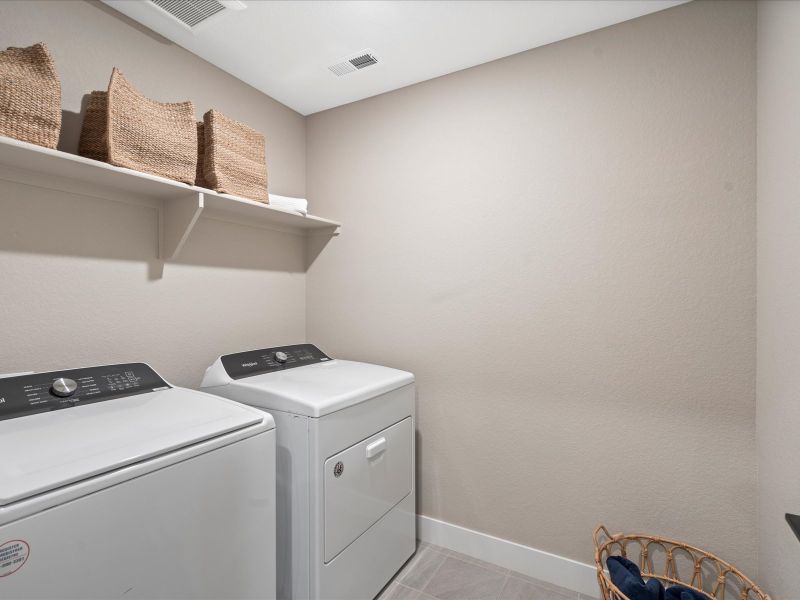 The Bluebell floorplan interior image taken at a Meritage Homes community in Littleton, CO.