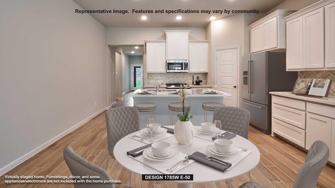 Furnished interior view inside a new home in Wildtree, Magnolia (Image 3).
