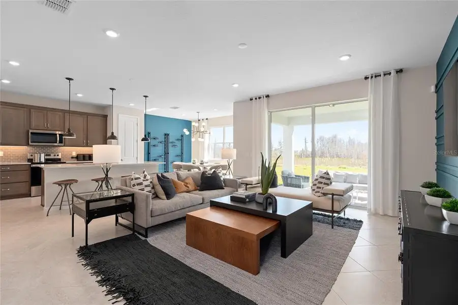 Furnished interior view inside a new home in Tohoqua, Kissimmee (Image 14).