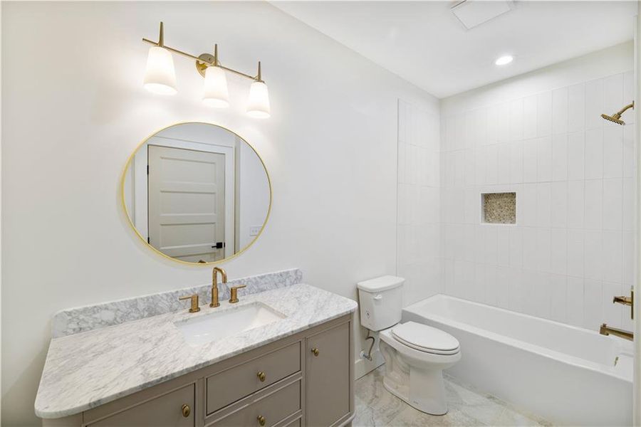 Furnished interior view inside a new home in , Cherry Log (Image 28).