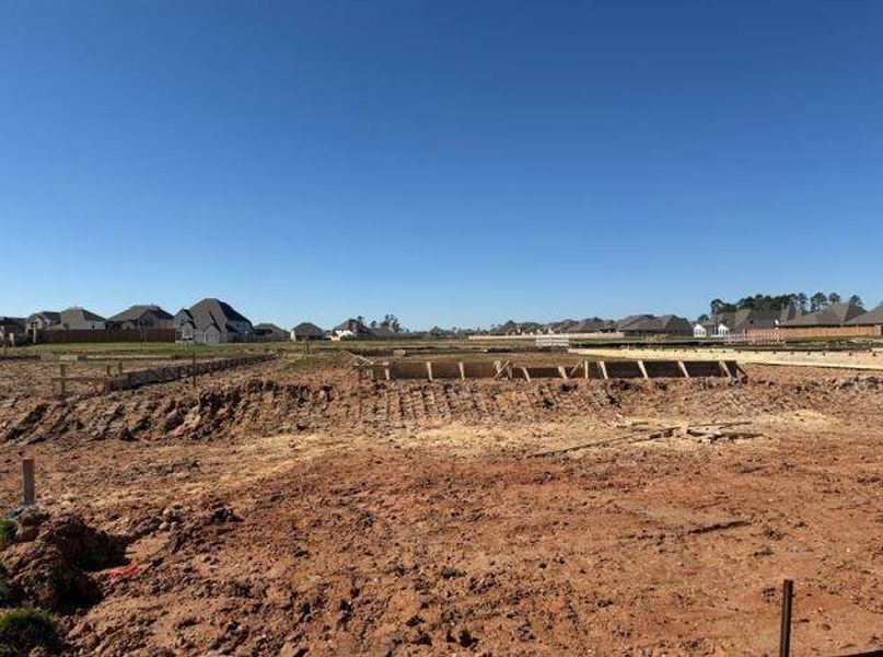 Site preparation for new homesites in The Meadows at Imperial Oaks, Conroe (Image 4).