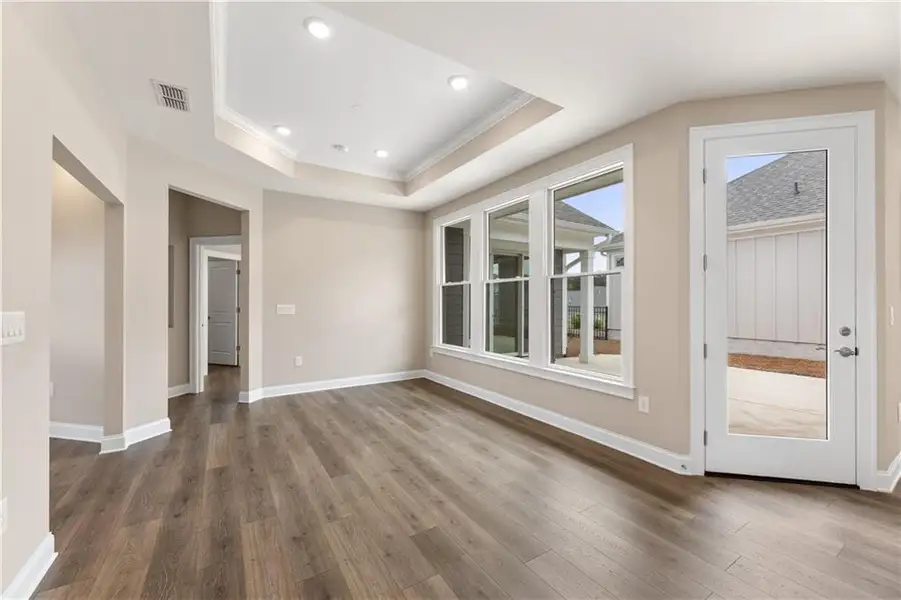 Spacious, unfurnished interior of a new home in The Courtyards at Bailey Farms, Dacula (Image 13).