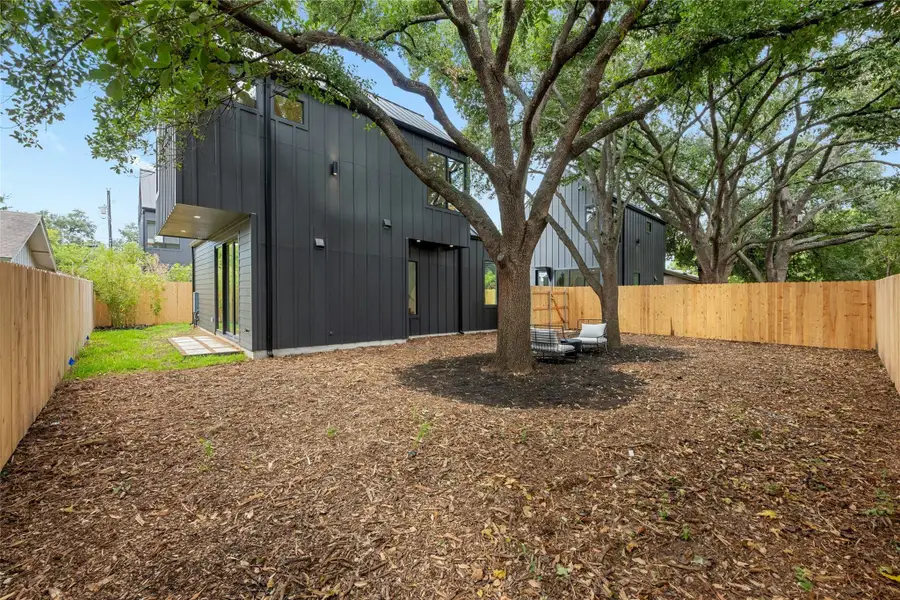 Exterior details and patio area of a home in , Austin (Image 20).