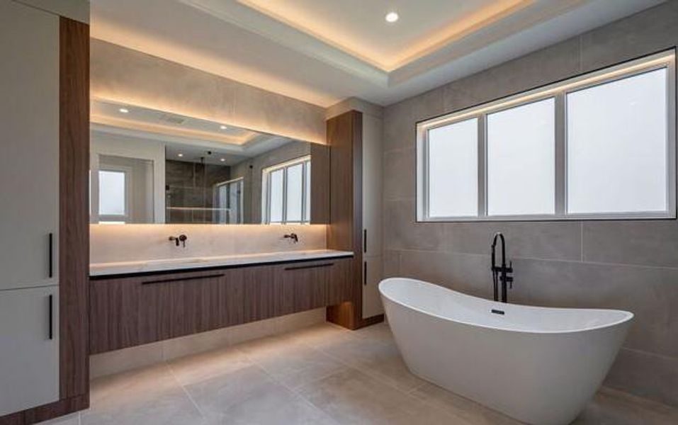 Furnished interior view inside a new home in , Cumming (Image 62).