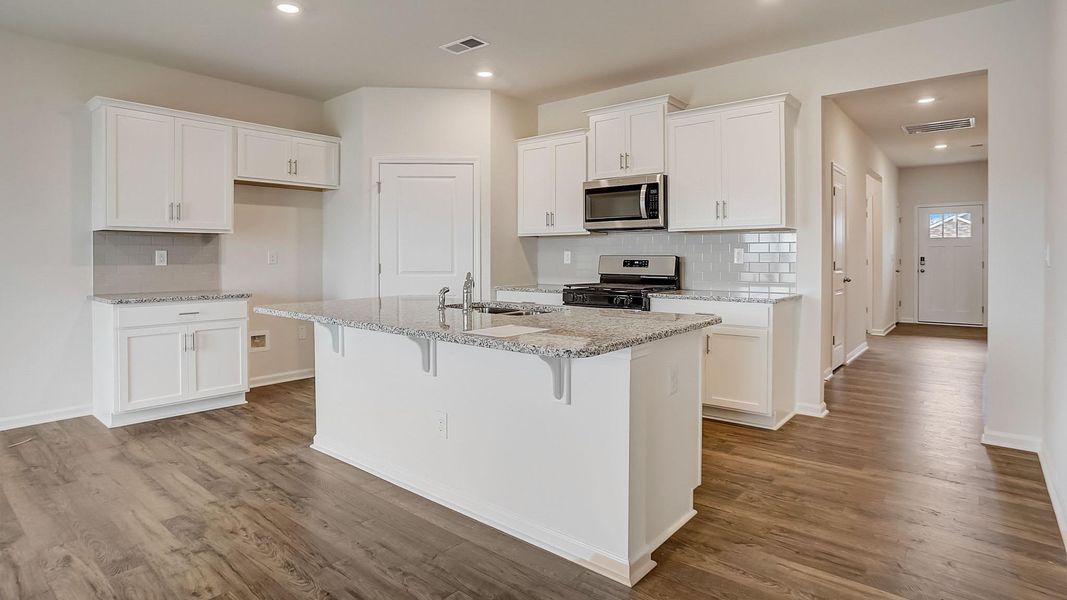 Furnished interior view inside a new home in Rydele Heights, Asheville (Image 5).