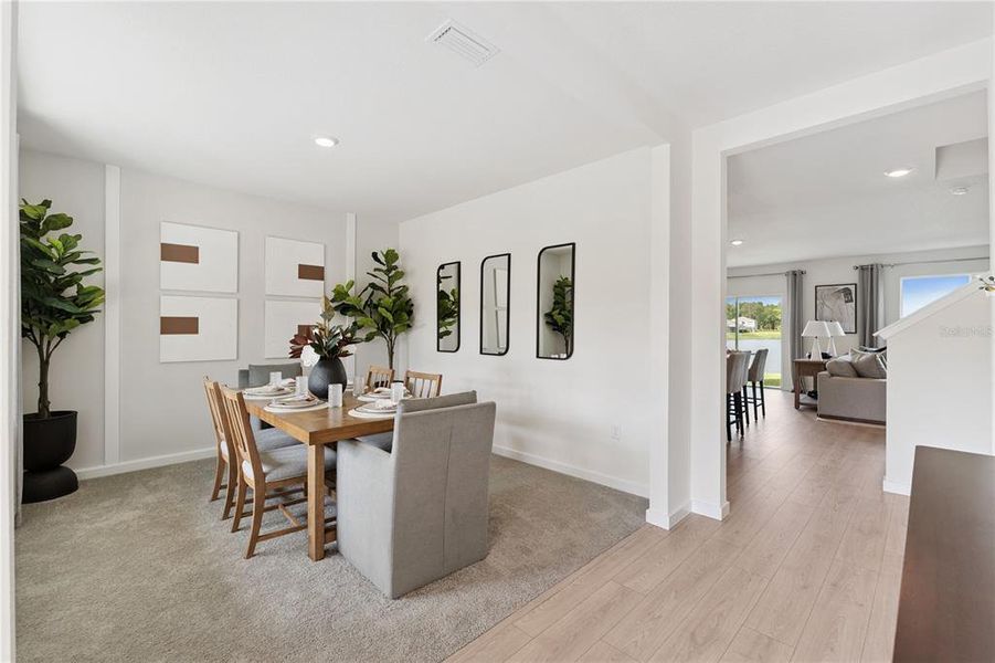 Furnished interior view inside a new home in Wynwood, Ocoee (Image 21). Furnished interior view inside a new home in Wynwood, Ocoee (Image 21).