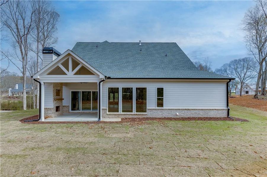 Exterior details and patio area of a home in , Pendergrass (Image 24).