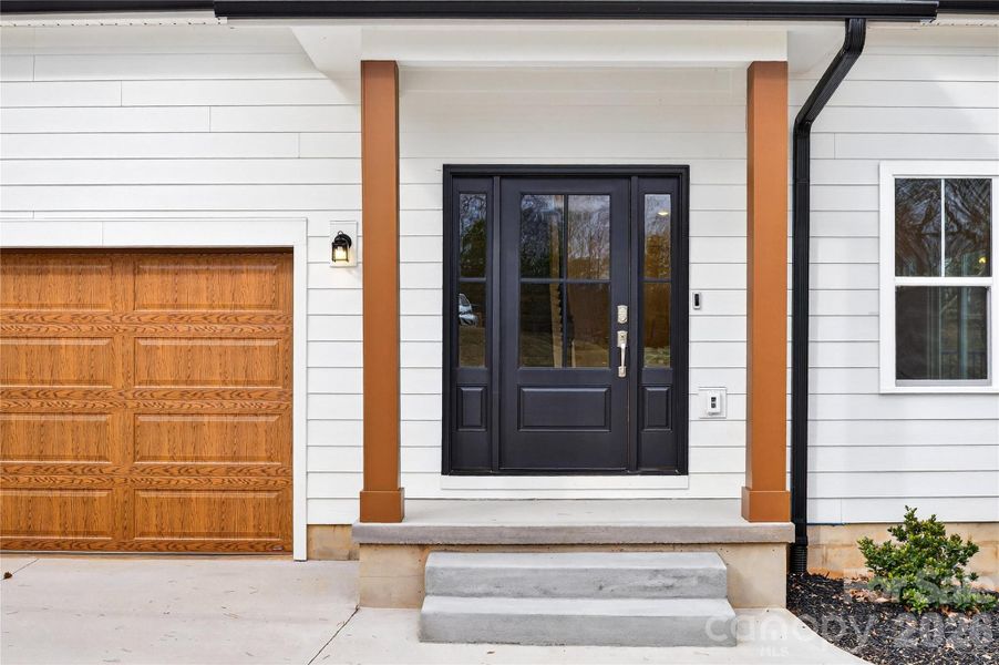 Exterior details and patio area of a home in , Troutman (Image 20).