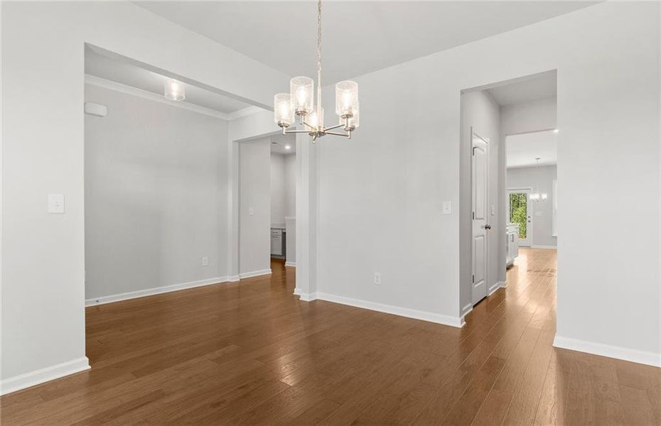 Spacious, unfurnished interior of a new home in Reunion, Flowery Branch (Image 23).