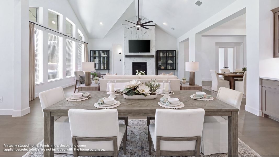 Furnished interior view inside a new home in Sweetgrass, Haslet (Image 7).