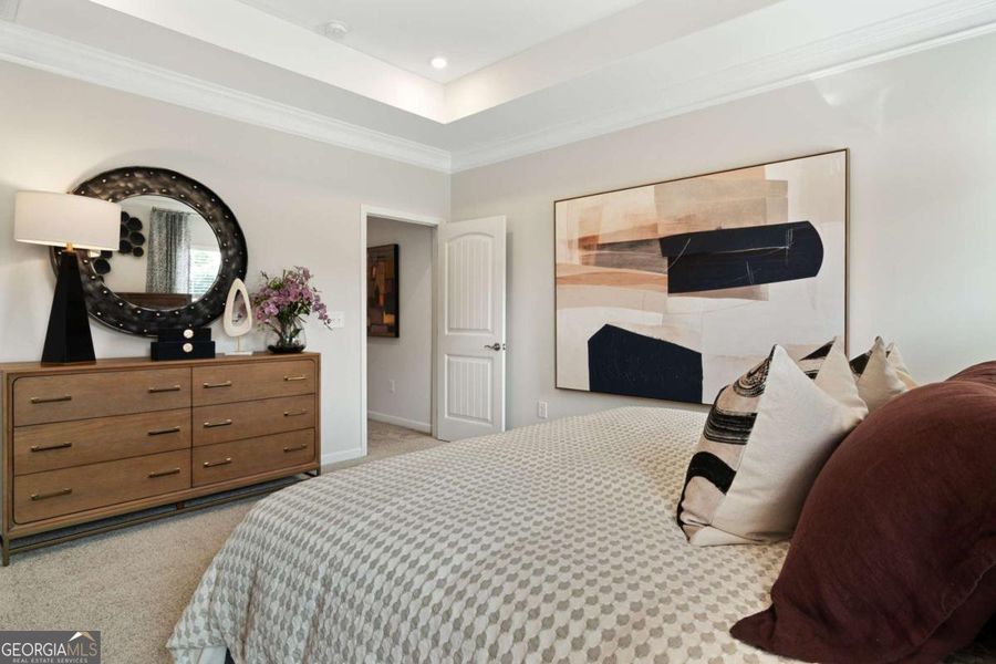 Furnished interior view inside a new home in Bryson Farms, Byron (Image 11). Furnished interior view inside a new home in Bryson Farms, Byron (Image 11).