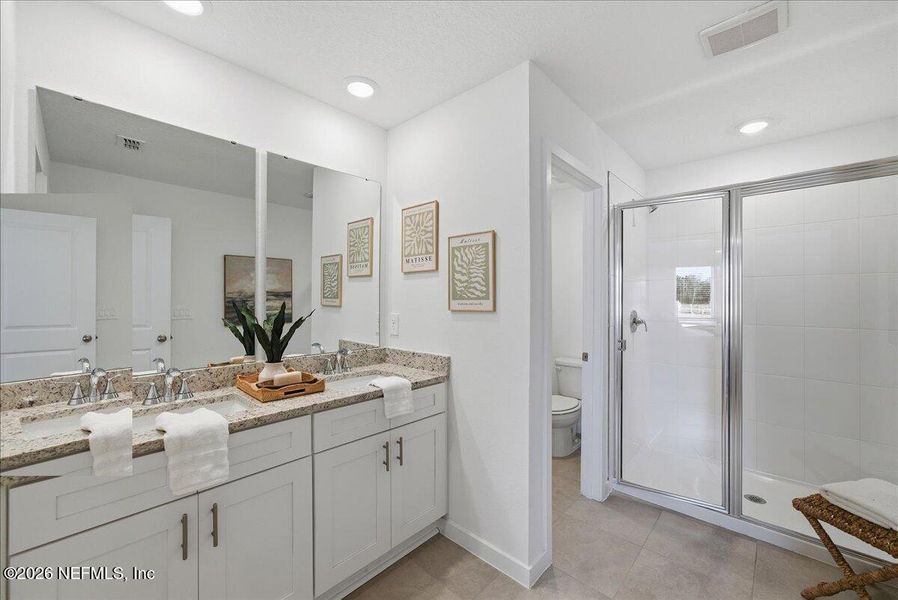 Furnished interior view inside a new home in Azalea Creek, Jacksonville (Image 14).