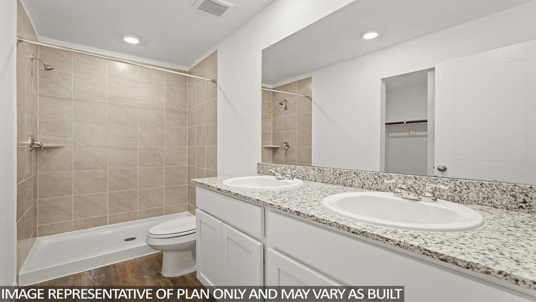 Furnished interior view inside a new home in McCrorey Trails, Conroe (Image 9).