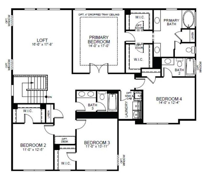 2D floor plan layout of this home in , Pendergrass, GA (Image 5).
