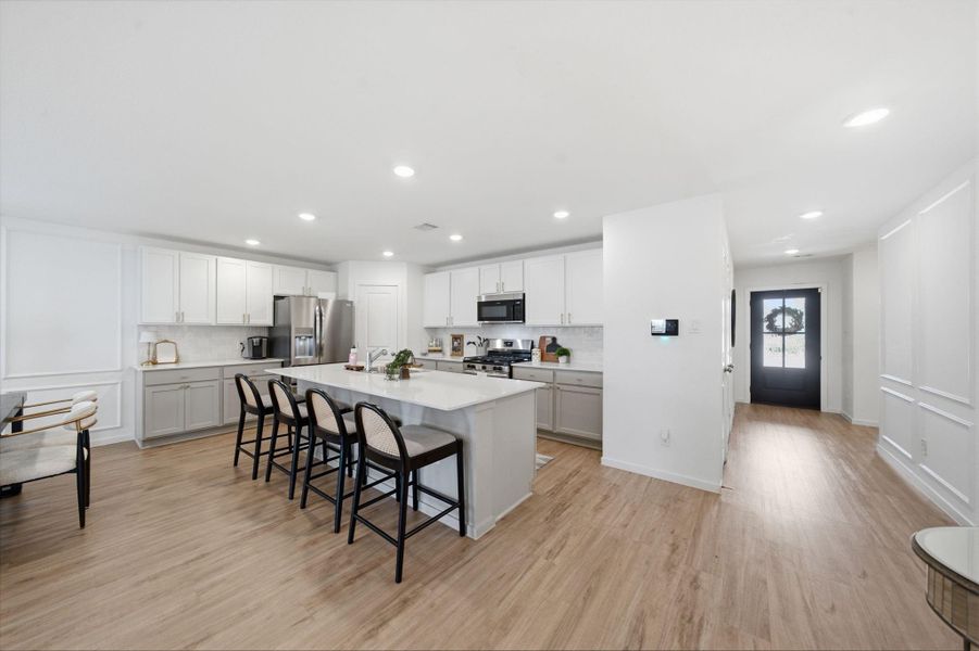 Furnished interior view inside a new home in Samara, League City (Image 22).