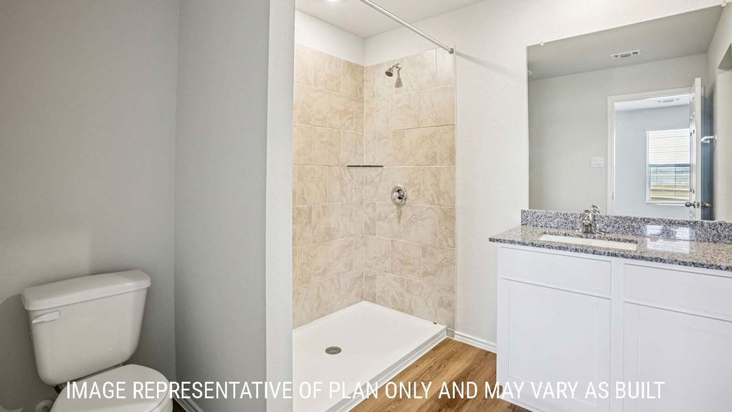 Representative furnished interior of a home built from the Estero by D.R. Horton in The Villages at Schwertner Ranch, Jarrell (Image 9).