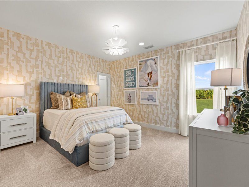 Furnished interior view inside a new home in Nelson Lake Estates, Rockwall (Image 37).