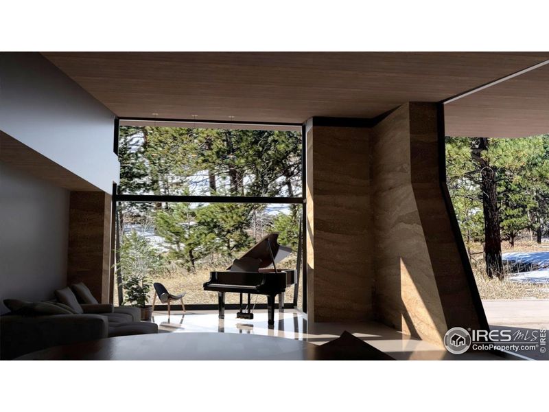 Tranquility at its finest. 360 views in this stone and glass sanctuary.