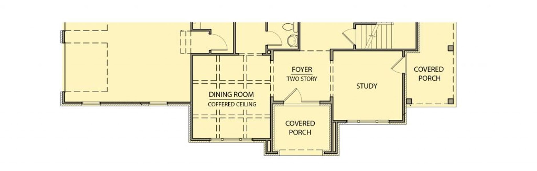 2D floor plan layout for the Adams by Kerley Family Homes in The Estates at Hurricane Pointe, Douglasville, GA (Image 5).