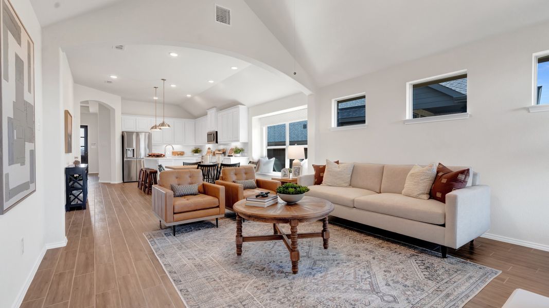 Representative furnished interior of a home built from the Concept 1991 by Risewell Homes in Silo Mills, Joshua (Image 11).