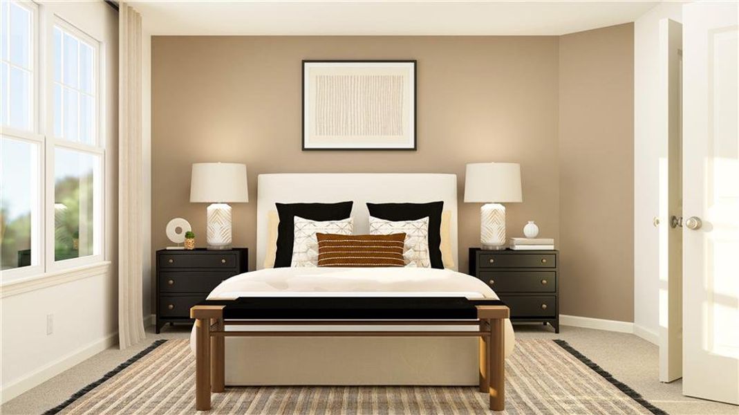 Furnished interior view inside a new home in Deer Valley, Canton (Image 22). Furnished interior view inside a new home in Deer Valley, Canton (Image 22).