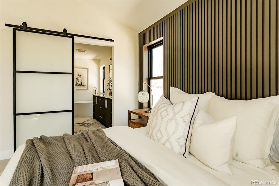 Furnished interior view inside a new home in , Englewood (Image 19).