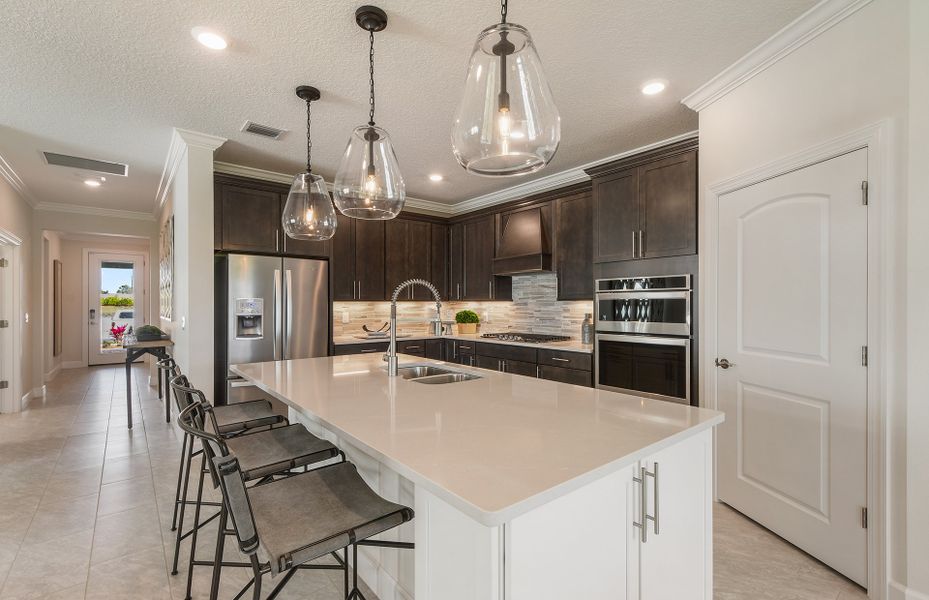 Kitchen with Large Center Island