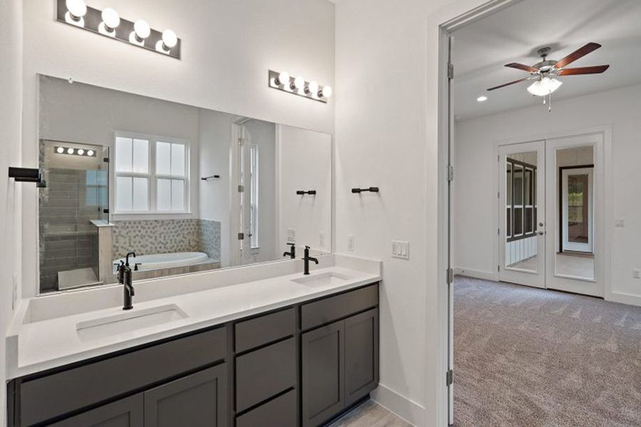 Representative furnished interior of a home built from the Glacier by Pacesetter Homes in Easton Park, Austin (Image 6). Representative furnished interior of a home built from the Glacier by Pacesetter Homes in Easton Park, Austin (Image 6).