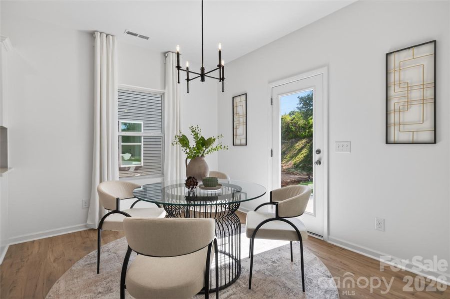 Furnished interior view inside a new home in Morrow Brook, Albemarle (Image 8).
