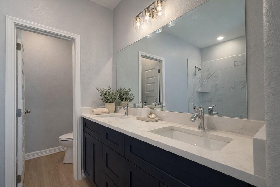 Furnished interior view inside a new home in , Houston (Image 6).